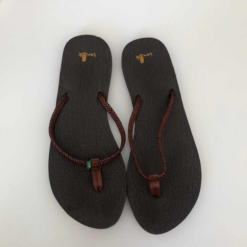 Sanuk flip flops!